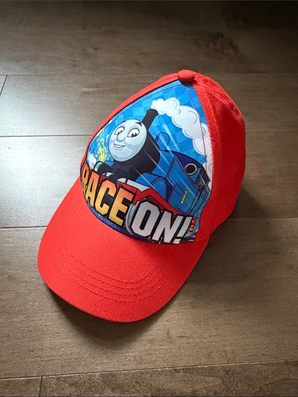 Thomas & Friends Red Cap with Blue Train Panel